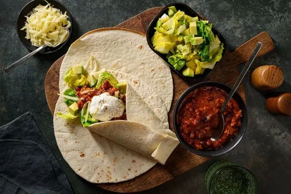 Burrito au bœuf, haricots rouges et cheddar au Monsieur Cuisine