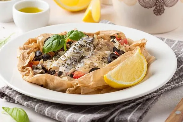 Filet de limande en papillote au Monsieur Cuisine