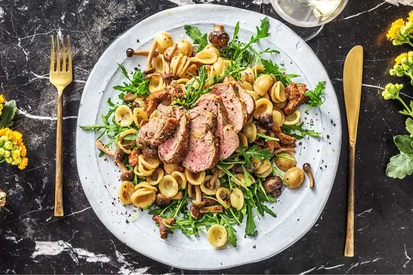 Filet mignon de porc et sauce aux champignons au Monsieur Cuisine