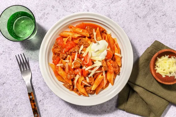 Fusilli complets et bœuf haché à la mexicaine au Magimix Cook Expert