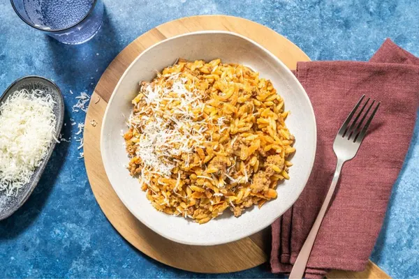 Orzo et bœuf haché en sauce pomodoro au Magimix Cook Expert